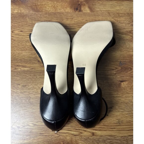 GUESS Women's Yael Ankle Strap Dress Heels Black Size 8 - Picture 8 of 9